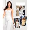 image:imagePopilush White Shapewear Bodysuits with Built in Bra Mesh Bodysuits For Women Thong Shapewear Bodysuit