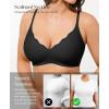 image:imagePopilush Wireless Bras for Women No Underwire Seamless Bralettes Everyday Comfort Tshirt Padded BraBlack