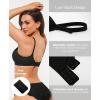 image:imagePopilush Wireless Bras for Women No Underwire Seamless Bralettes Everyday Comfort Tshirt Padded BraBlack