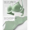 image:imagePopilush Wireless Bras for Women No Underwire Seamless Bralettes Everyday Comfort Tshirt Padded BraGreen