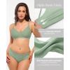 image:imagePopilush Wireless Bras for Women No Underwire Seamless Bralettes Everyday Comfort Tshirt Padded BraGreen