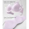 image:imagePopilush Wireless Bras for Women No Underwire Seamless Bralettes Everyday Comfort Tshirt Padded BraPurple