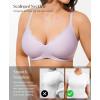 image:imagePopilush Wireless Bras for Women No Underwire Seamless Bralettes Everyday Comfort Tshirt Padded BraPurple