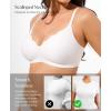 image:imagePopilush Wireless Bras for Women No Underwire Seamless Bralettes Everyday Comfort Tshirt Padded BraWhite