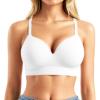 image:imagePopilush Bras for Women No Underwire Full Support Push Up Bralette Everyday Comfort White