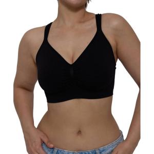 image:imagePopilush Womens Push Up Everyday Bra Seamless Bralette Black