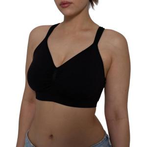 image:imagePopilush Womens Wireless Bras Push Up Everyday Bra Black