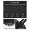 image:imagePopilush Corset Tops for Women  Shapewear Lace Top Detachable Strap Bustier with Buckle Summer SplashBlack