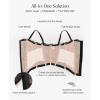 image:imagePopilush Corset Tops for Women  Shapewear Lace Top Detachable Strap Bustier with Buckle Summer SplashSkin