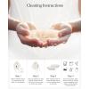 image:imagePopilush Nipple Covers for Women  Sticky Bra  Reusable Silicone Nipple Pasties Waterproof with Travel Case Crme Large Fits DDH Cups