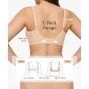 image:imagePopilush Wireless Bras Women Seamless No Underwire Push Up Bra Supportive Deep V Bralette Everyday Comfortable TShirt BraSkinBeige