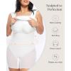 image:imagePopilush Work Dresses for Women Shapewear Built in Bra Dress Mini Sleeveless Summer Business Casual Outfits Formal DressWhite