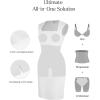image:imagePopilush Work Dresses for Women Shapewear Built in Bra Dress Mini Sleeveless Summer Business Casual Outfits Formal DressWhite