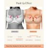 image:imagePopilush Lace Wireless Bras with Support and Lift  Push Up Bra for Women No Underwire Comfy Deep V Bralettes Fits BD CupsBeige
