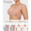 image:imagePopilush Minimizer Bras for Women Full Coverage Lace Push Up Plus Size Underwire Bra with SupportNude