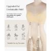 image:imagePopilush Strapless Push Up Minimizer Bras for Women Bandeau Support Unlined Bra Underwire Everyday Bras Tube TopBright Ube
