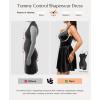 image:imagePopilush A Line Graduation Dress Summer Cocktail Party Mini Dresses for Women Elegant Sweetheart Neck Shapewear DressBlack
