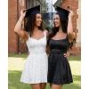image:imagePopilush A Line Graduation Dress Summer Cocktail Party Mini Dresses for Women Elegant Sweetheart Neck Shapewear DressSky Blue