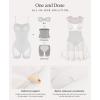 image:imagePopilush A Line Graduation Dress Summer Cocktail Party Mini Dresses for Women Elegant Sweetheart Neck Shapewear DressWhite With Polka Dots