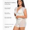 image:imagePopilush Womens Lace Formal Cocktail Sleeveless V Neck Maxi Shapewear Dress Wedding Guest Mother of Bride Split DressesWhite