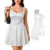 White With Polka Dots