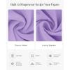 image:imagePopilush Bodycon Dresses for Women Shapewear Tummy Control Maxi Dress Built in Bra Spaghetti Strap Formal Party SummerPurple