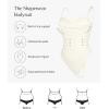 image:imagePopilush Corset Bodysuit for Women Tummy Control Shapewear Bodysuits Cowl Neck Going Out Tops Concert OutfitsBeige