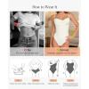image:imagePopilush Corset Bodysuit for Women Tummy Control Shapewear Bodysuits Cowl Neck Going Out Tops Concert OutfitsBeige