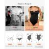 image:imagePopilush Corset Bodysuit for Women Tummy Control Shapewear Bodysuits Cowl Neck Going Out Tops Concert OutfitsBlack