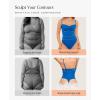 image:imagePopilush Corset Bodysuit for Women Tummy Control Shapewear Bodysuits Cowl Neck Going Out Tops Concert OutfitsBlue
