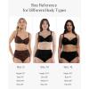 image:imagePopilush High Waisted Bikini Sets for Women Tummy Control Two Piece Shapewear Swimsuit Ruched Push Up Bathing SuitPink