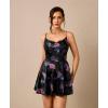 image:imagePopilush A Line Mini Dresses for Women Corset Shapewear Tummy Control Dress Birthday Party Outfits Cocktail Date Night ClubFloral