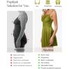 image:imagePopilush A Line Mini Dresses for Women Corset Shapewear Tummy Control Dress Birthday Party Outfits Cocktail Date Night ClubGreen