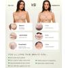 image:imagePopilush Balconette Bras for Women  Unlined Underwire No Padding Comfy Demi Plunge Bra for Everyday WearNude