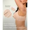 image:imagePopilush Balconette Bras for Women  Unlined Underwire No Padding Comfy Demi Plunge Bra for Everyday WearNude