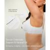 image:imagePopilush Balconette Bras for Women  Unlined Underwire No Padding Comfy Demi Plunge Bra for Everyday WearWhite