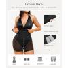 image:imagePopilush Halter Dresses for Women Backless Shapewear Mini Dress Deep V Neck Bow Tie ALine Club Party DressBlack