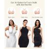image:imagePopilush Push Up Bras for Women  Wireless Plus Size T Shirt Full Coverage Bra No Underwire Seamless BralettesWhite