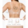 image:imageWomens Bras Full Support Wireless Comfortable Bra No Underwire Comfy Tshirt Push Up Bralettes Deep V Seamless Bra Beige