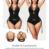 image:imagePopilush Bathing Suit for Women Tummy Control Shapewear Swimsuit Mesh One Piece Slimming Swimsuit with Builtin BraBlack