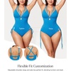 image:imagePopilush Bathing Suit for Women Tummy Control Shapewear Swimsuit Mesh One Piece Slimming Swimsuit with Builtin BraBlue