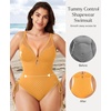 image:imagePopilush Bathing Suit for Women Tummy Control Shapewear Swimsuit Mesh One Piece Slimming Swimsuit with Builtin BraOrange