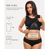 image:imagePopilush Builtin Bra Tank Tops for Women Sleeveless Round Neck Casual Top Summer Ribbed Fitted Workout TanksBlack