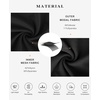 image:imagePopilush Mini Dresses for Women UNeck Shapewear Tummy Control Bodycon Ruched Dress Party Club Date Night Going OutBlack
