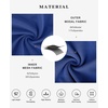image:imagePopilush Mini Dresses for Women UNeck Shapewear Tummy Control Bodycon Ruched Dress Party Club Date Night Going OutBlue