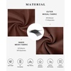 image:imagePopilush Mini Dresses for Women UNeck Shapewear Tummy Control Bodycon Ruched Dress Party Club Date Night Going OutBrown