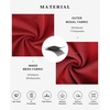 image:imagePopilush Mini Dresses for Women UNeck Shapewear Tummy Control Bodycon Ruched Dress Party Club Date Night Going OutRed