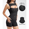 image:imagePopilush Seamless Romper for Women Built in Bra Yoga Athletic Backless JumpsuitBlack