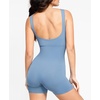 image:imagePopilush Seamless Romper for Women Built in Bra Yoga Athletic Backless JumpsuitBlue