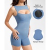 image:imagePopilush Seamless Romper for Women Built in Bra Yoga Athletic Backless JumpsuitBlue
